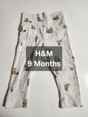 H&M 9 Months Baby Bottoms Winnie The Pooh